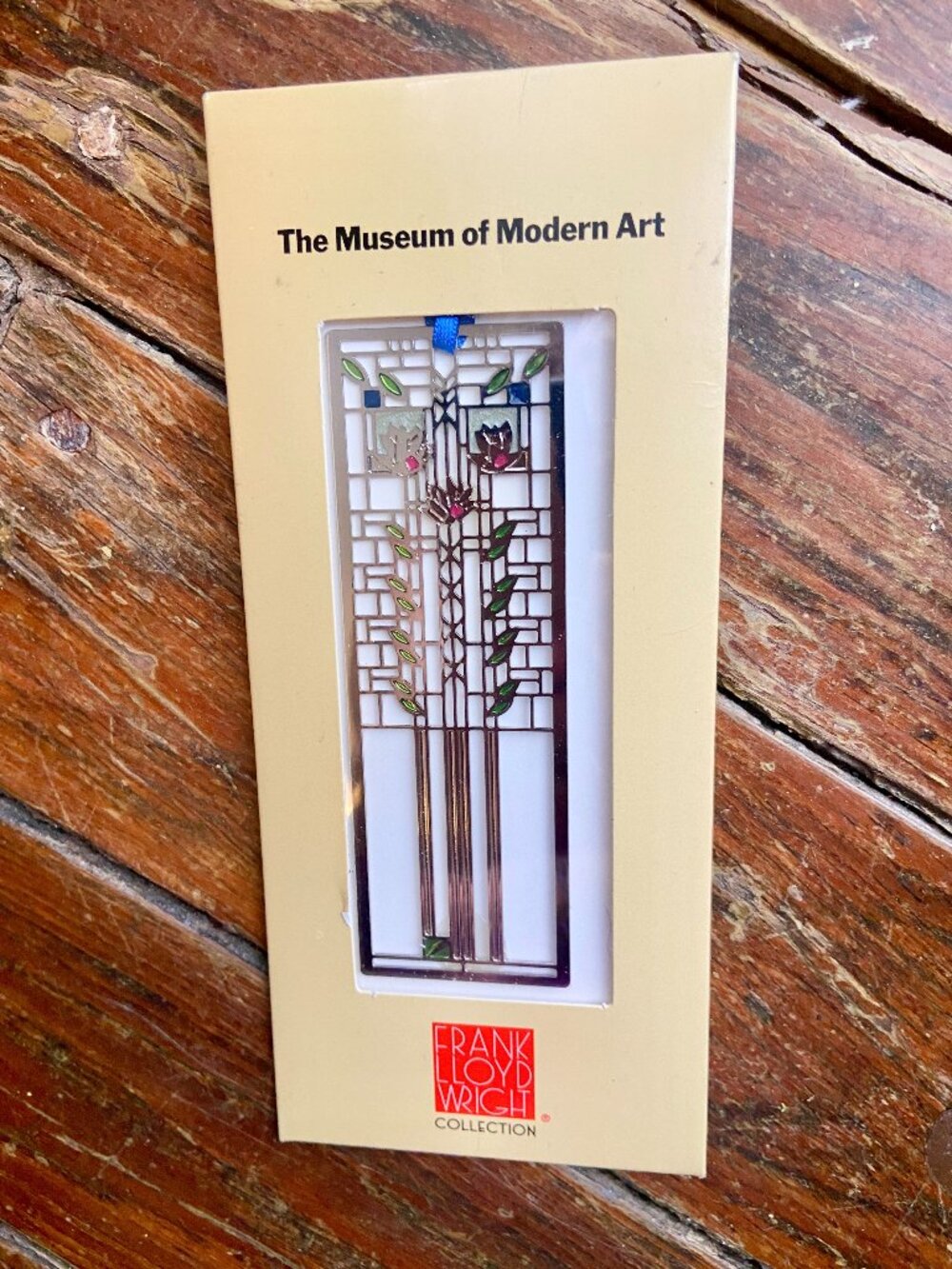 The Museum of Modern Art Bookmark -Frank Lloyd Wright Collection- WATERLILIES